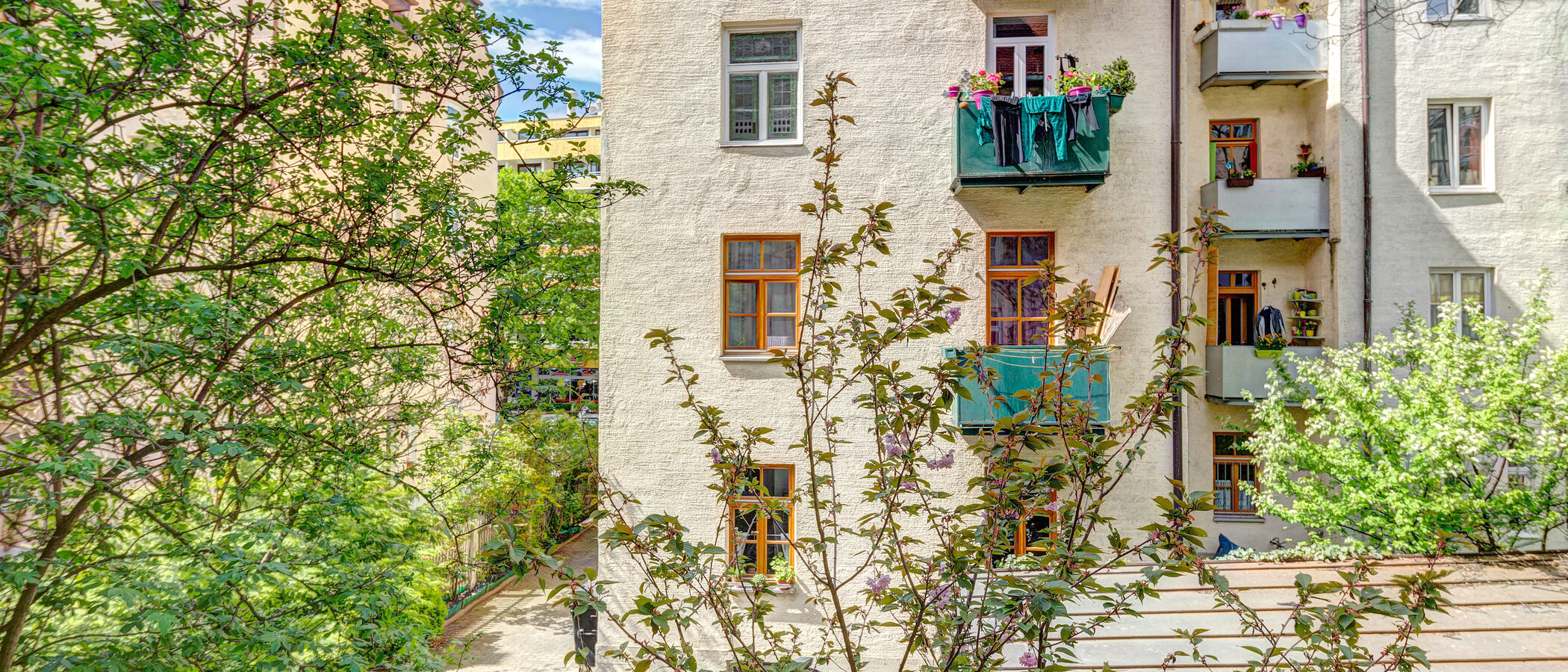 квартира München Haidhausen 01 вид из окна 9460