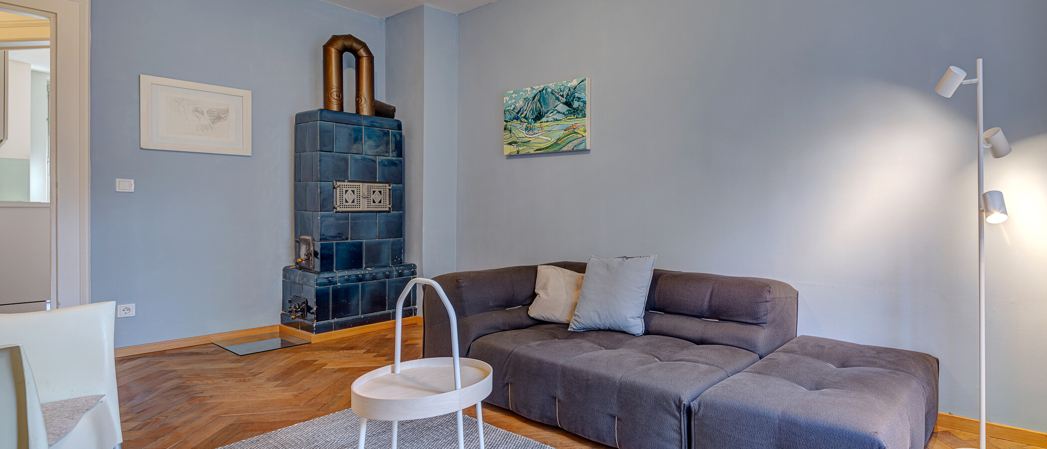 квартира München Haidhausen 02 гостиная 9460