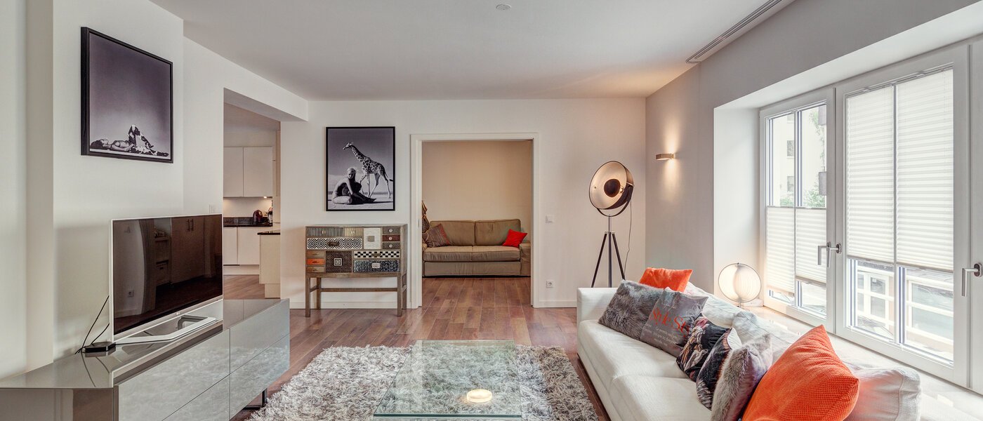 квартира München Lehel 01 гостиная 9478