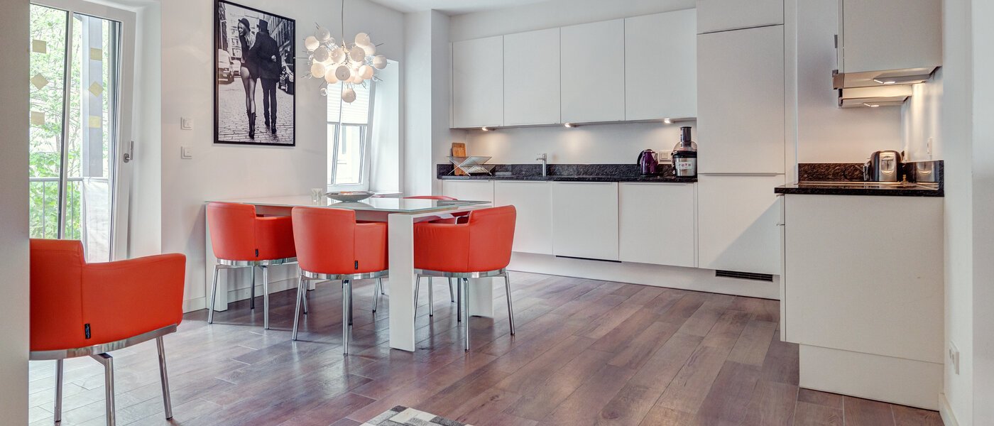 квартира München Lehel 01 кухня 9478