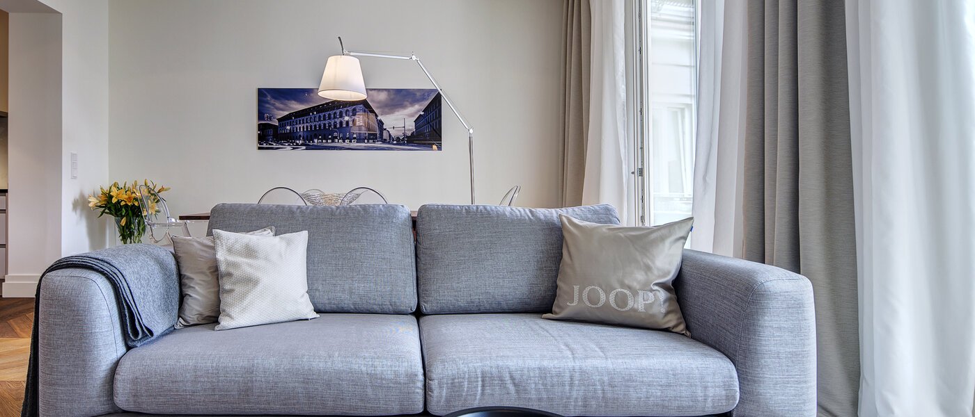 квартира München Maxvorstadt - Rund um den Josephplatz 05 гостиная 9480