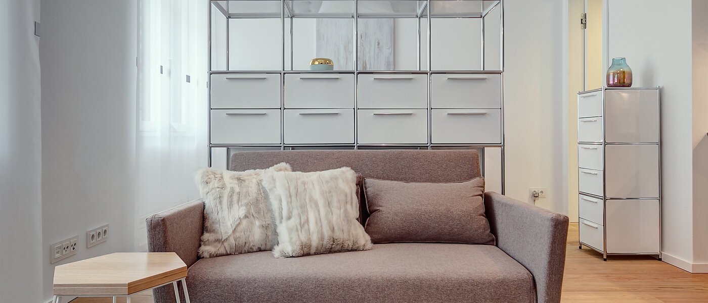 квартира München Schwabing (rechts der Leopoldstraße) 02 гостиная 9520