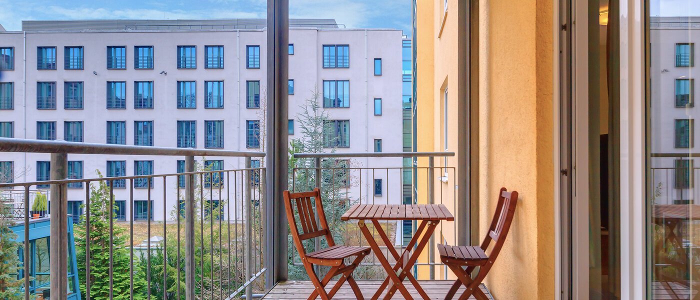 квартира München Maxvorstadt - Museumsviertel 01 балкон 954