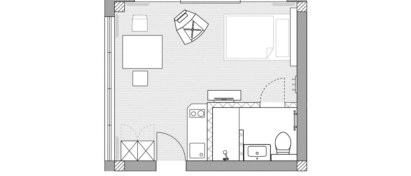 квартира Ismaning 01 план этажа 9549
