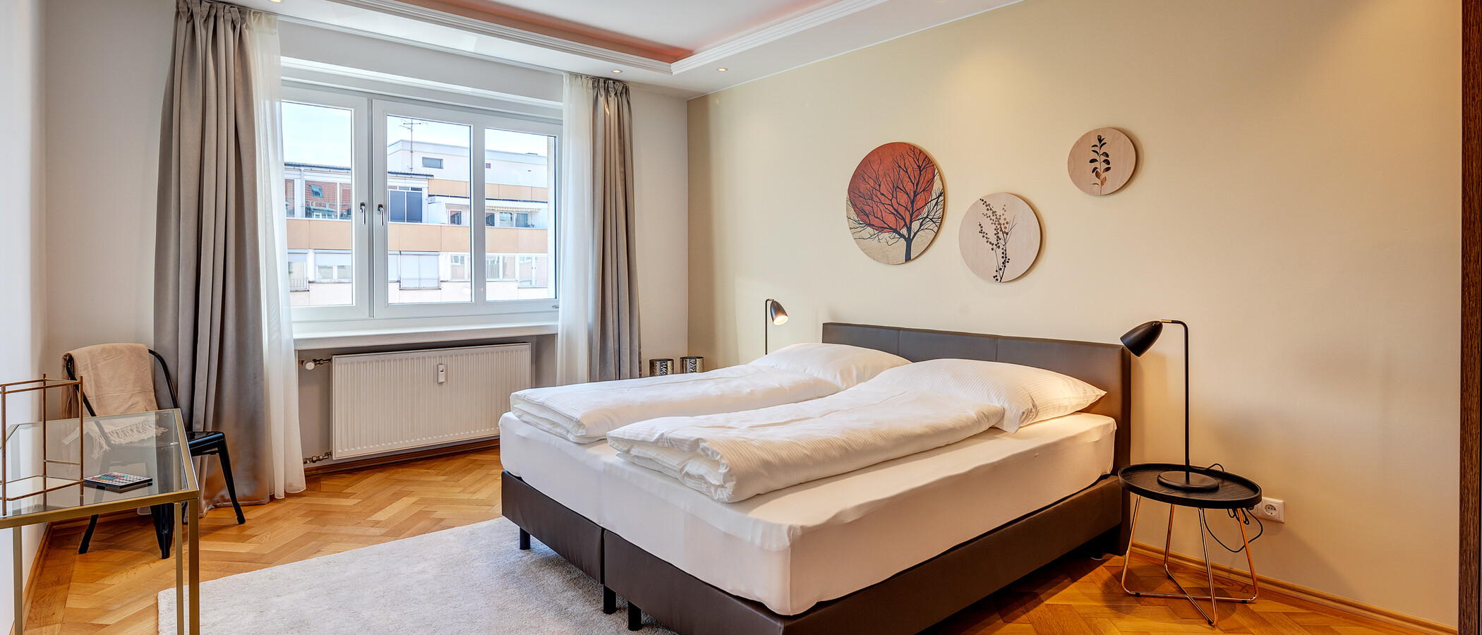квартира Unterschleißheim Am Hart 01 спальная комната 955