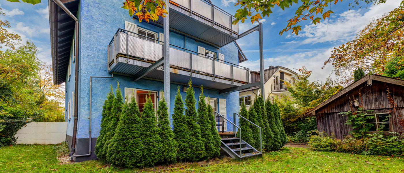 квартира München Waldtrudering 03 общий сад для жильцов дома 9555