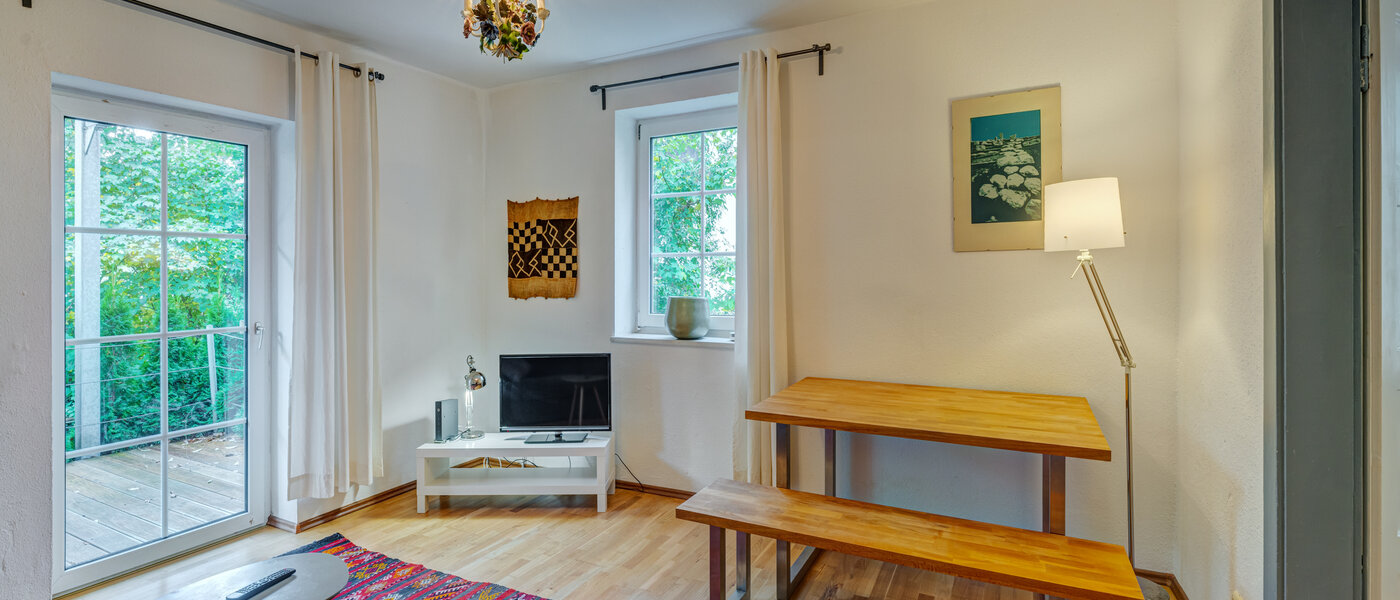 квартира München Waldtrudering 02 жилое пространство 9555