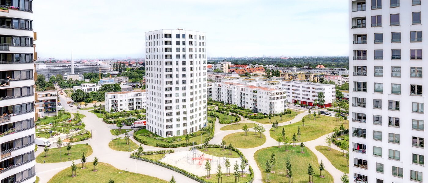 квартира München Obersendling 03 вид из окна 9559