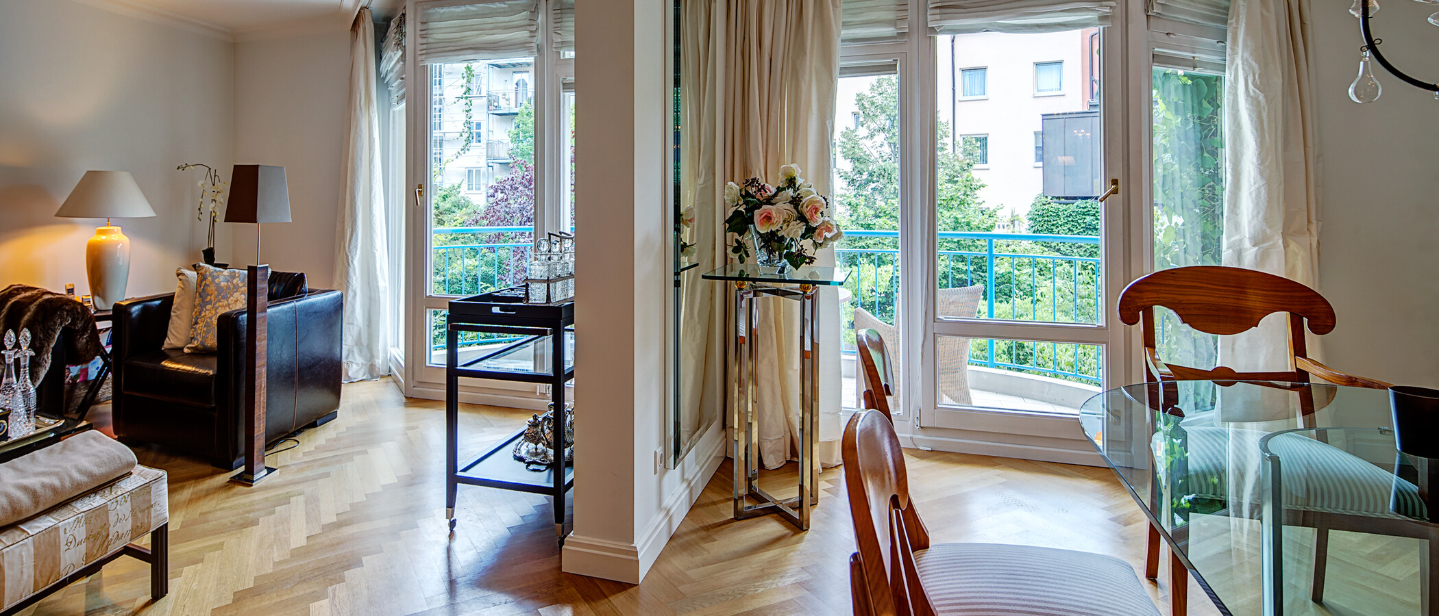 квартира München Lehel 04 гостиная 9576