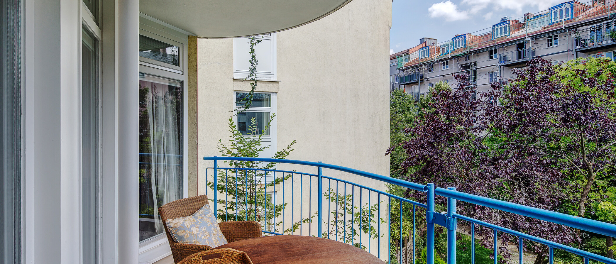 квартира München Lehel 02 балкон 9576