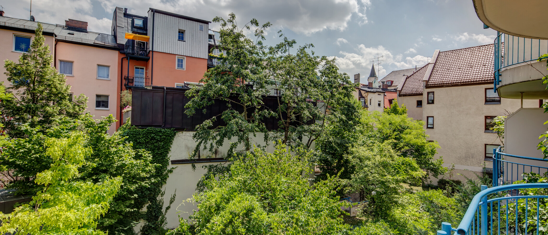 квартира München Lehel 01 вид из окна 9576