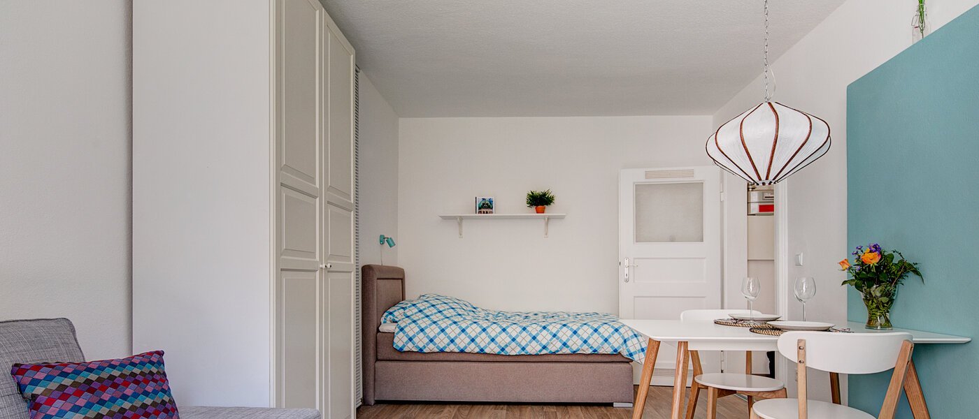 квартира München Schwabing-West 03 гостиная 9578