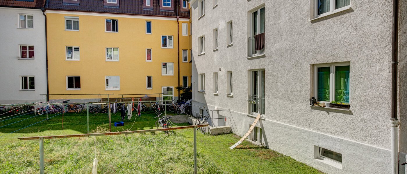 квартира München Schwabing-West 02 вид из окна 9578