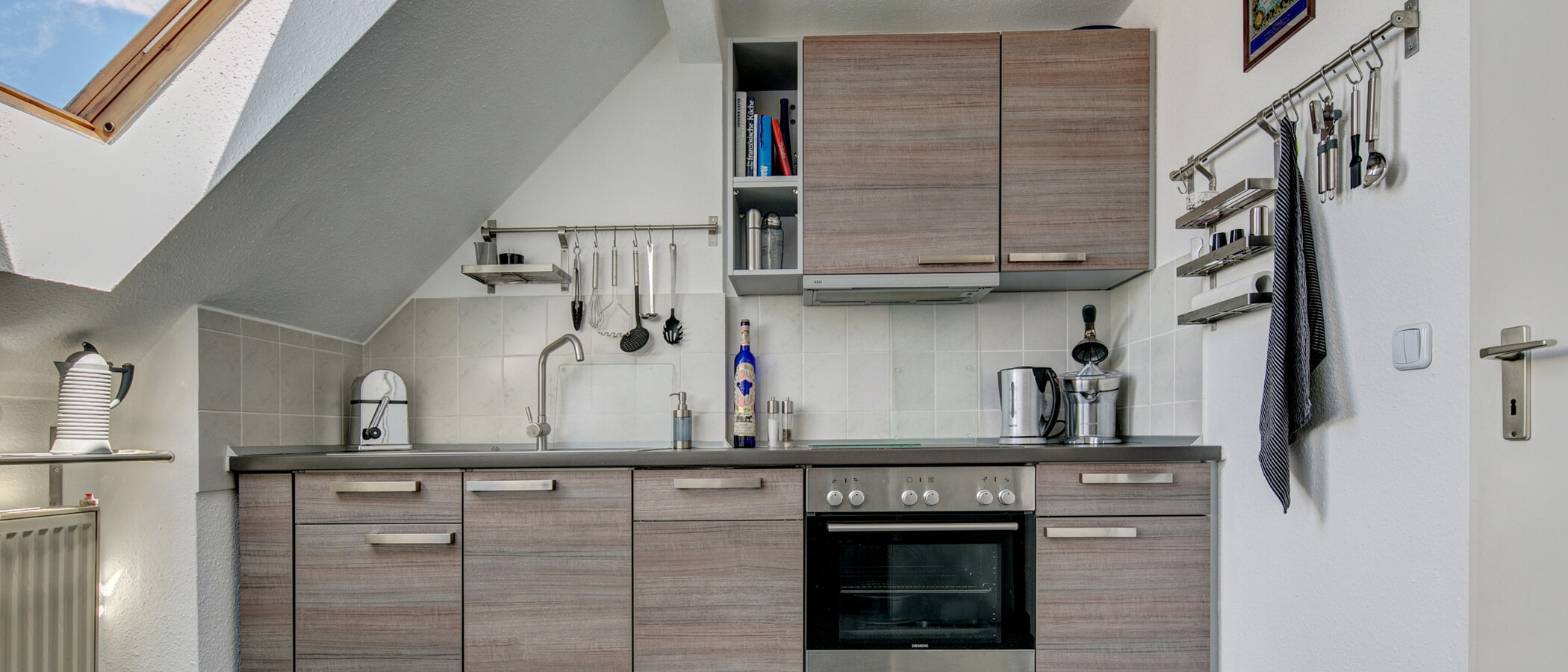 мансардная квартира München Haidhausen 02 кухня 9579