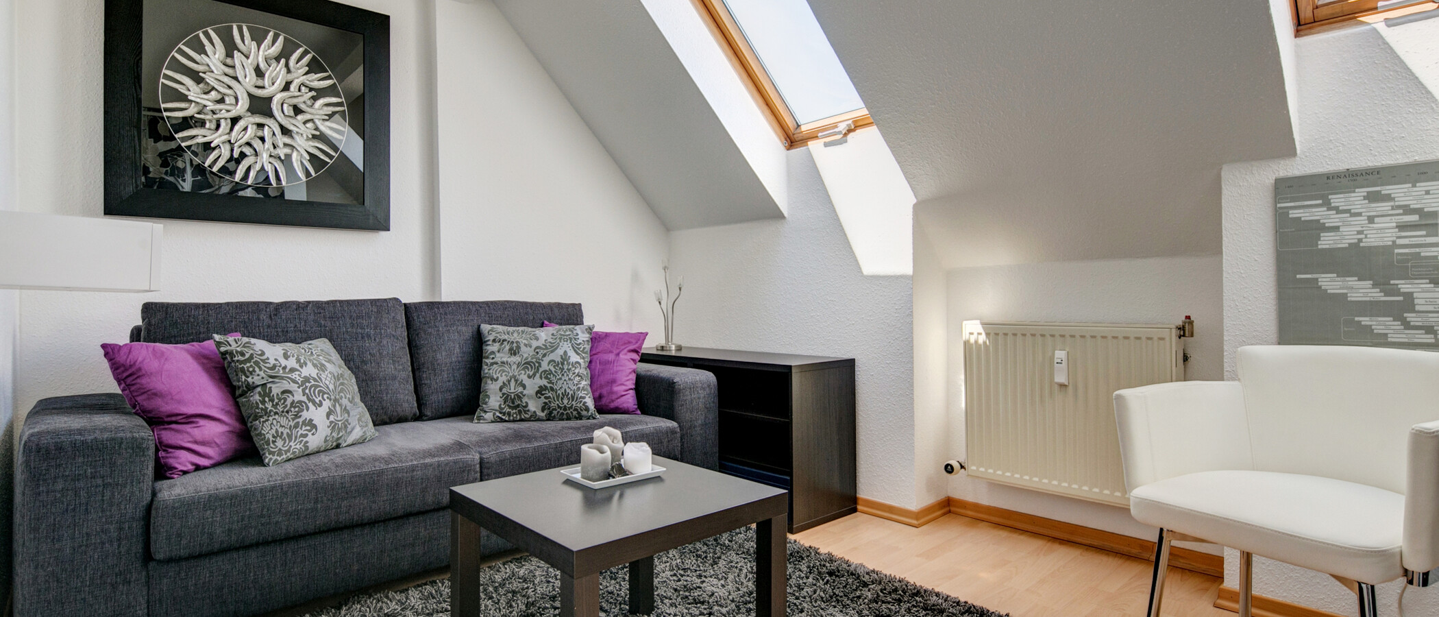 мансардная квартира München Haidhausen 02 гостевая комната 9579