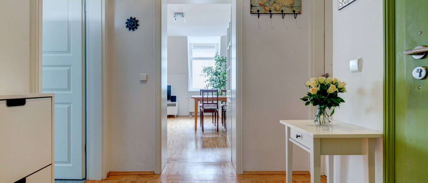 двухэтажная квартира München Lehel 01 коридор 9580