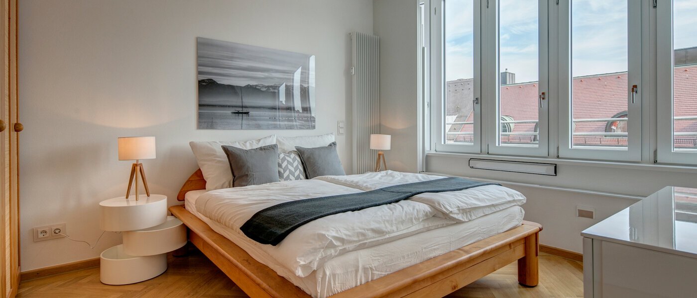 мансардная квартира München Schwabing-Nord (zw. Belgrad- & Leopoldstraße) 01 спальная 9584