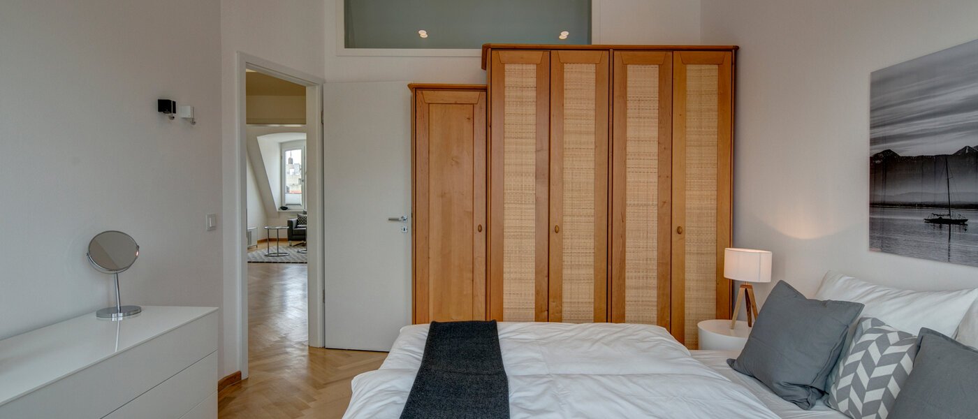 мансардная квартира München Schwabing-Nord (zw. Belgrad- & Leopoldstraße) 04 спальная 9584