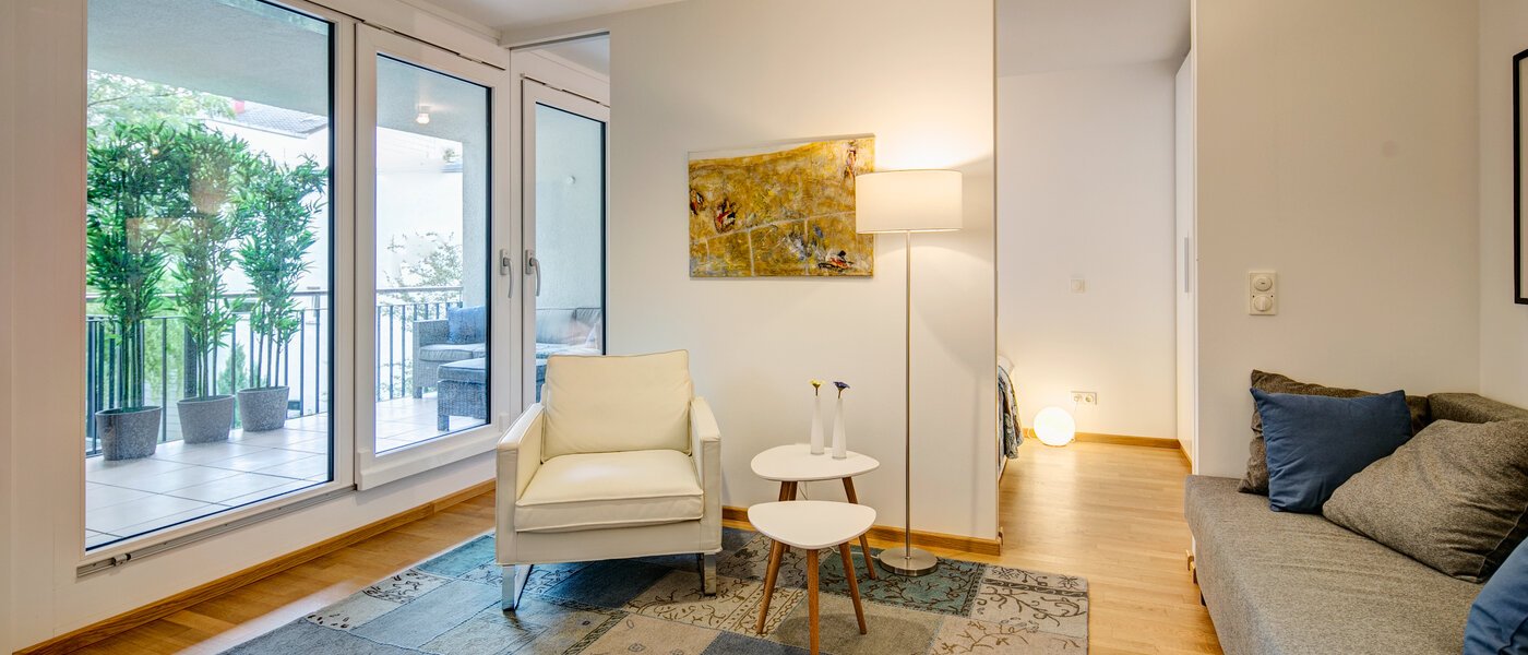 квартира München Glockenbachviertel 02 гостиная 9591