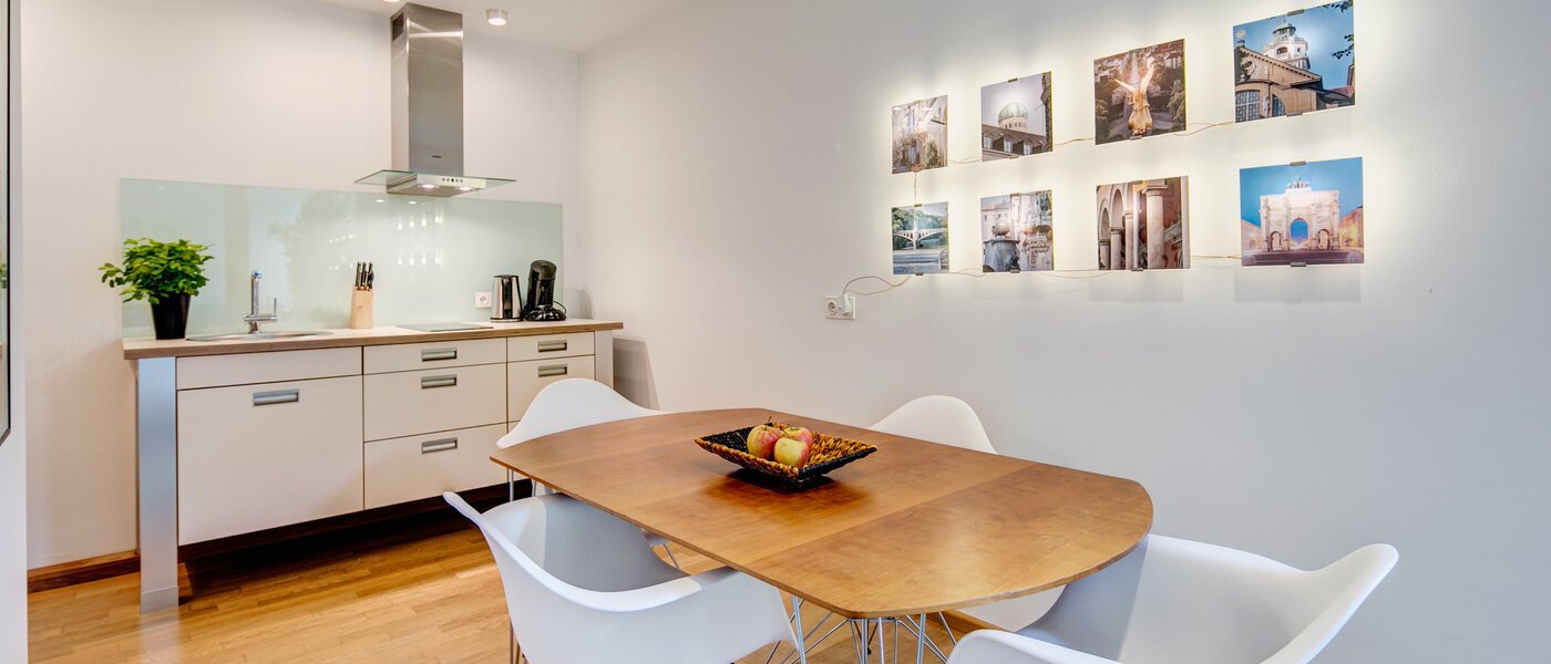 квартира München Glockenbachviertel 01 кухня 9591