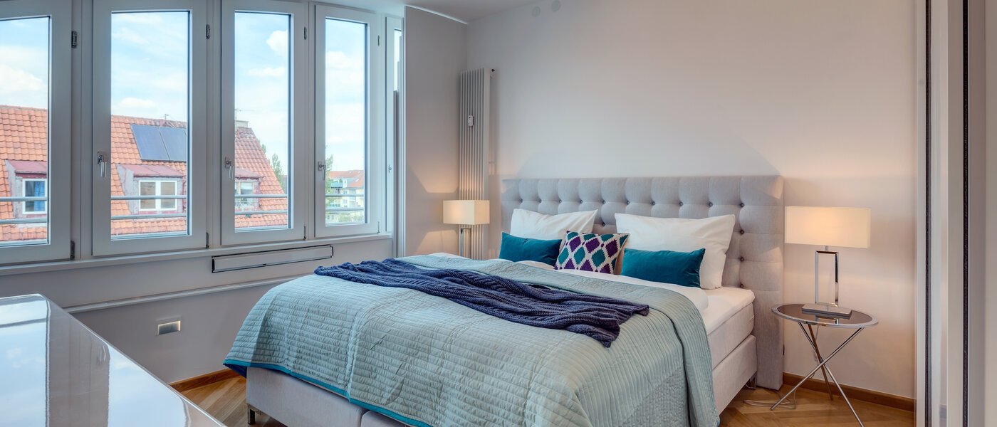 мансардная квартира München Schwabing 02 спальная 9602