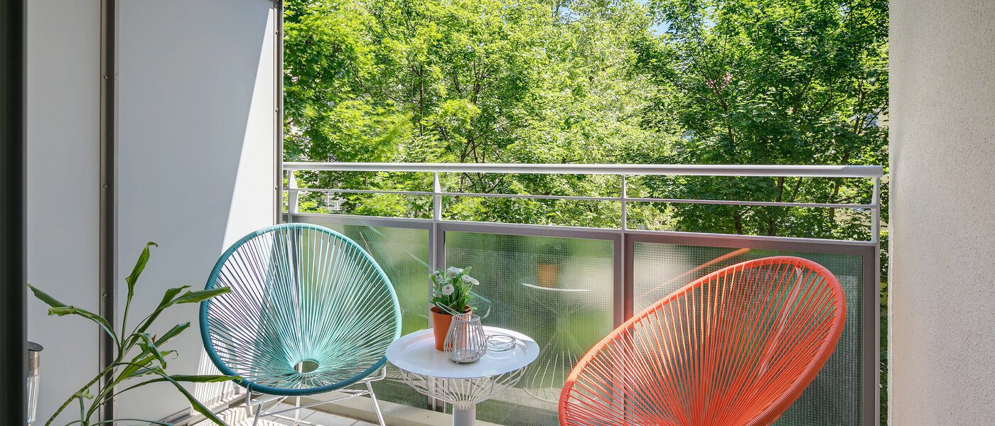 квартира München Maxvorstadt - Museumsviertel 01 балкон 9616