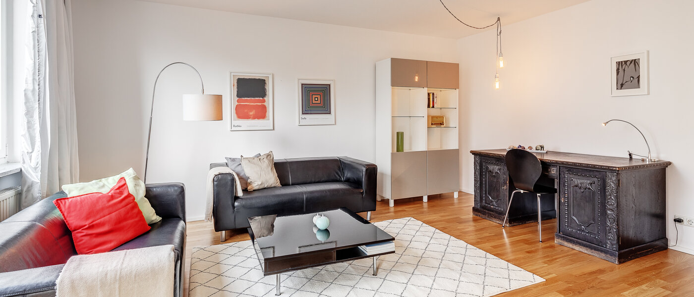 квартира München Maxvorstadt - Museumsviertel 02 жилое пространство 9616