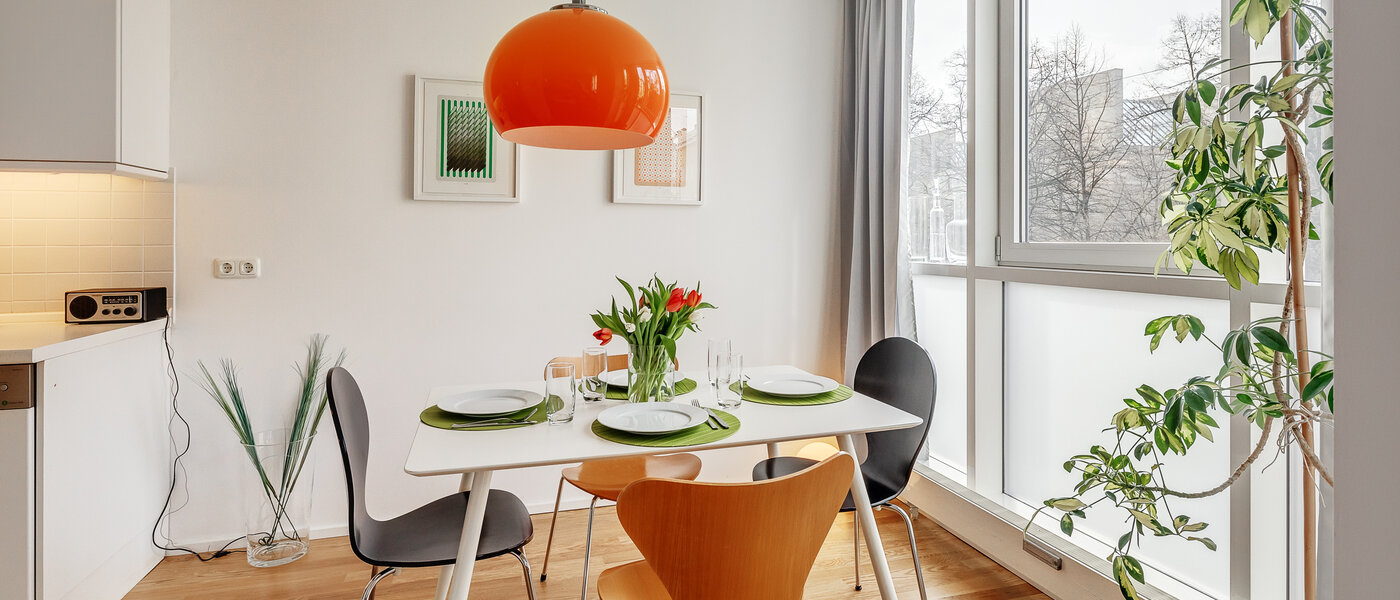 квартира München Maxvorstadt - Museumsviertel 01 обеденная зона 9616