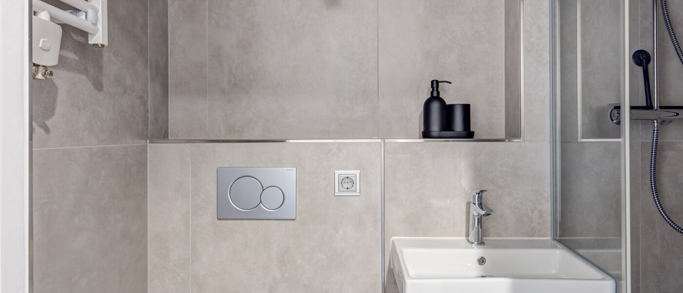 квартира München Haidhausen 01 ванная комната 9633