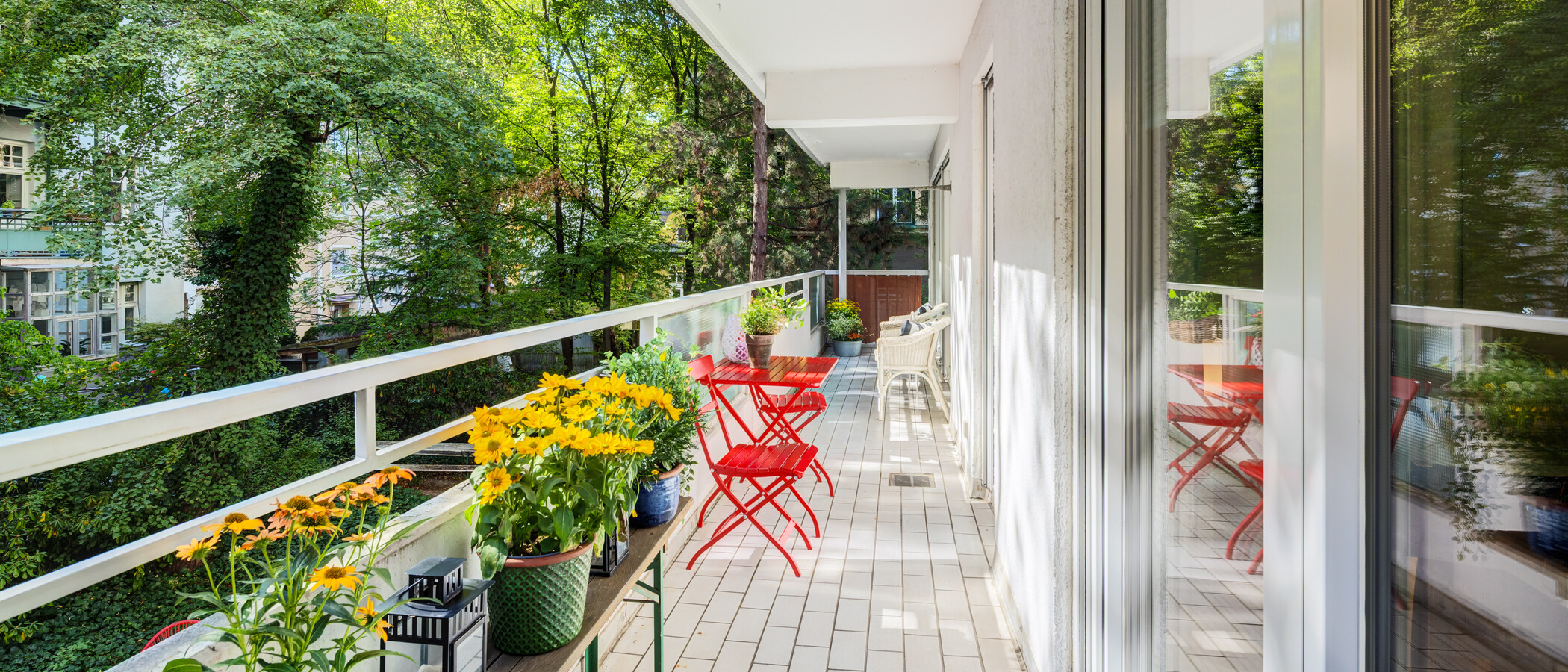 квартира München Lehel 01 балкон 9663