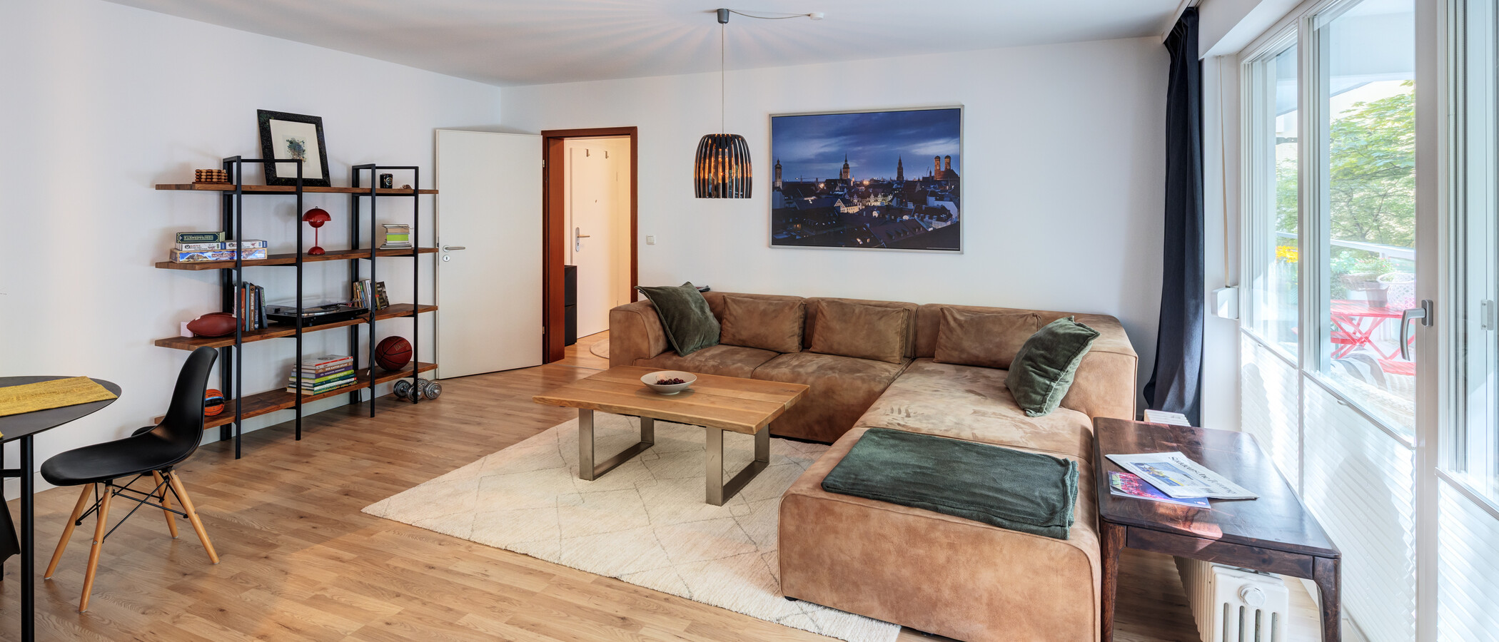 квартира München Lehel 01 гостиная 9663