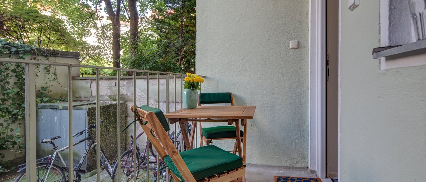 квартира München Maxvorstadt 01 балкон 9664