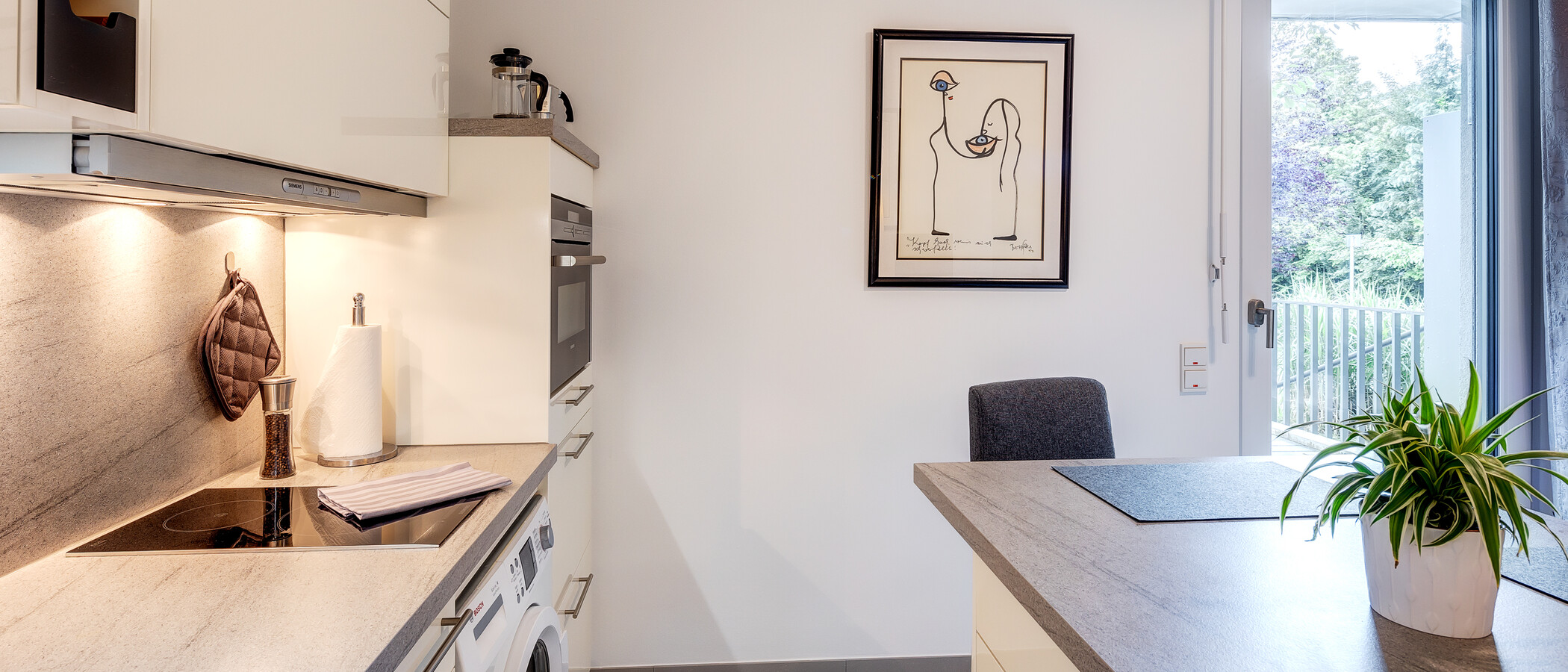 квартира München Ramersdorf 03 кухня 9668