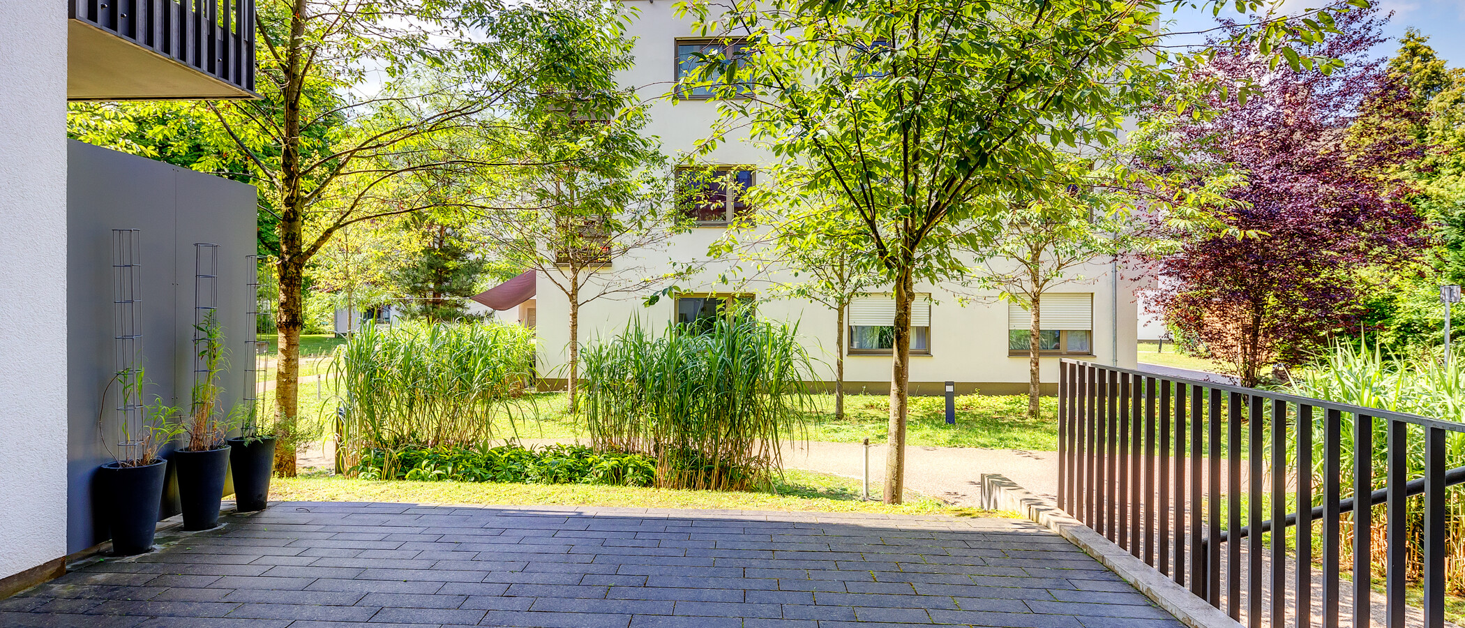 квартира München Ramersdorf 01 вид из окна 9668