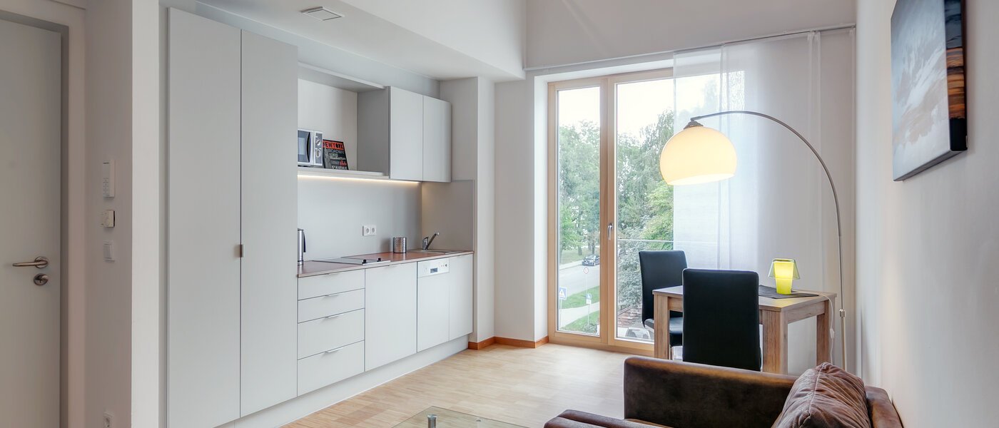 двухэтажная квартира-галерея Unterschleißheim Lohhof 04 гостиная 9676