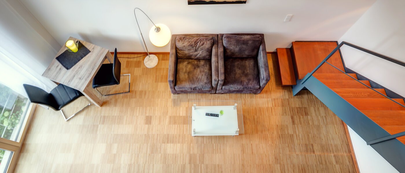 двухэтажная квартира-галерея Unterschleißheim Lohhof 05 гостиная 9676