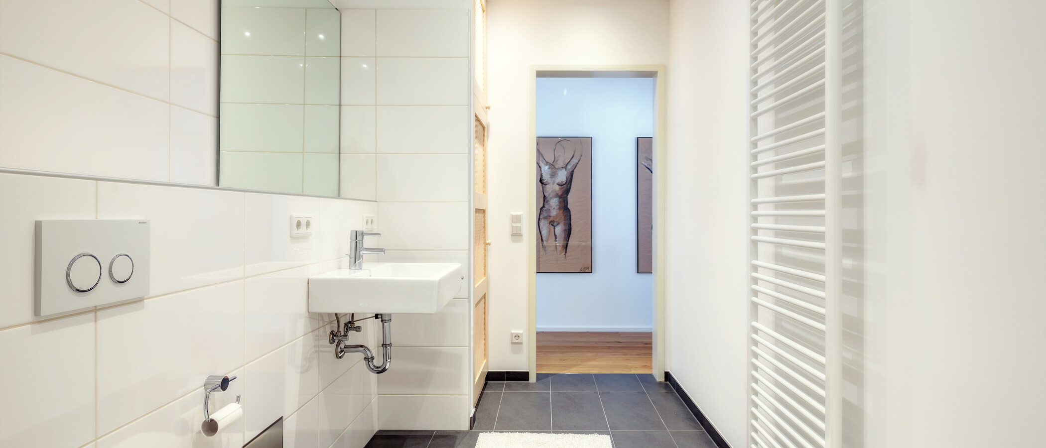 квартира München Neuhausen 02 ванная комната 9686