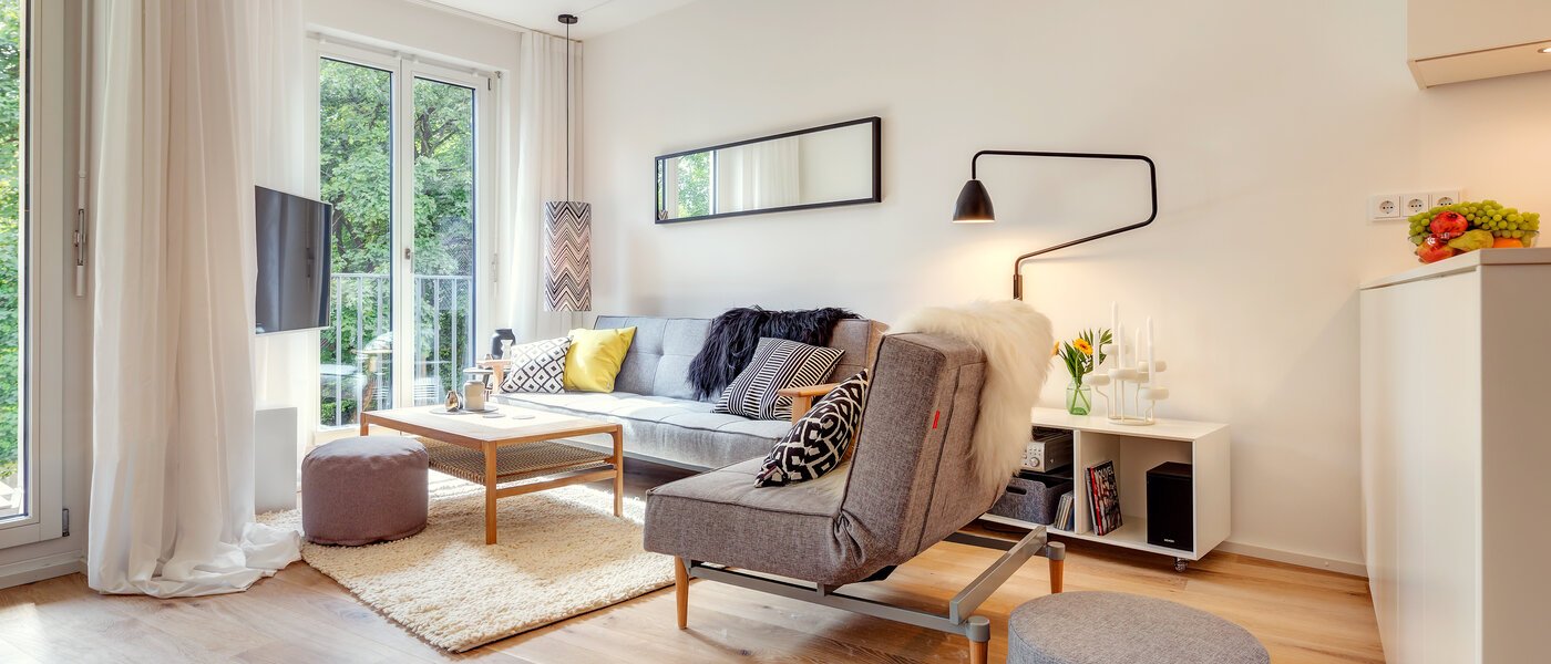 квартира München Isarvorstadt 01 гостиная 9687