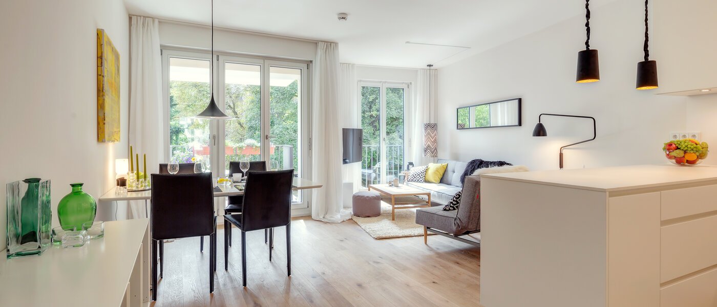 квартира München Isarvorstadt 04 гостиная 9687