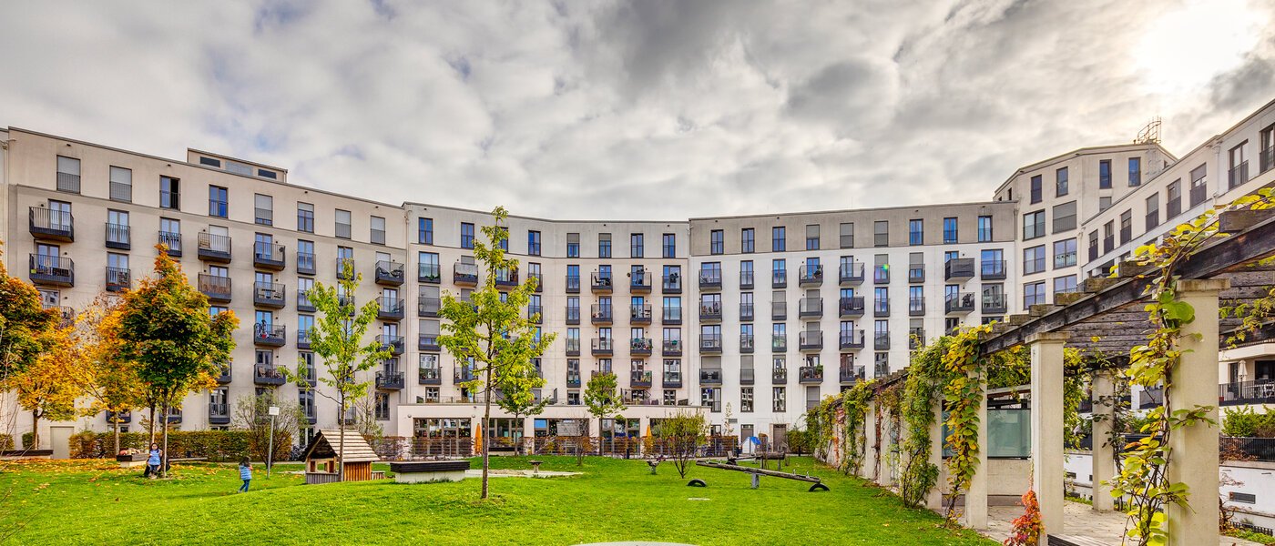 квартира München Isarvorstadt 02 внутренний двор  9687