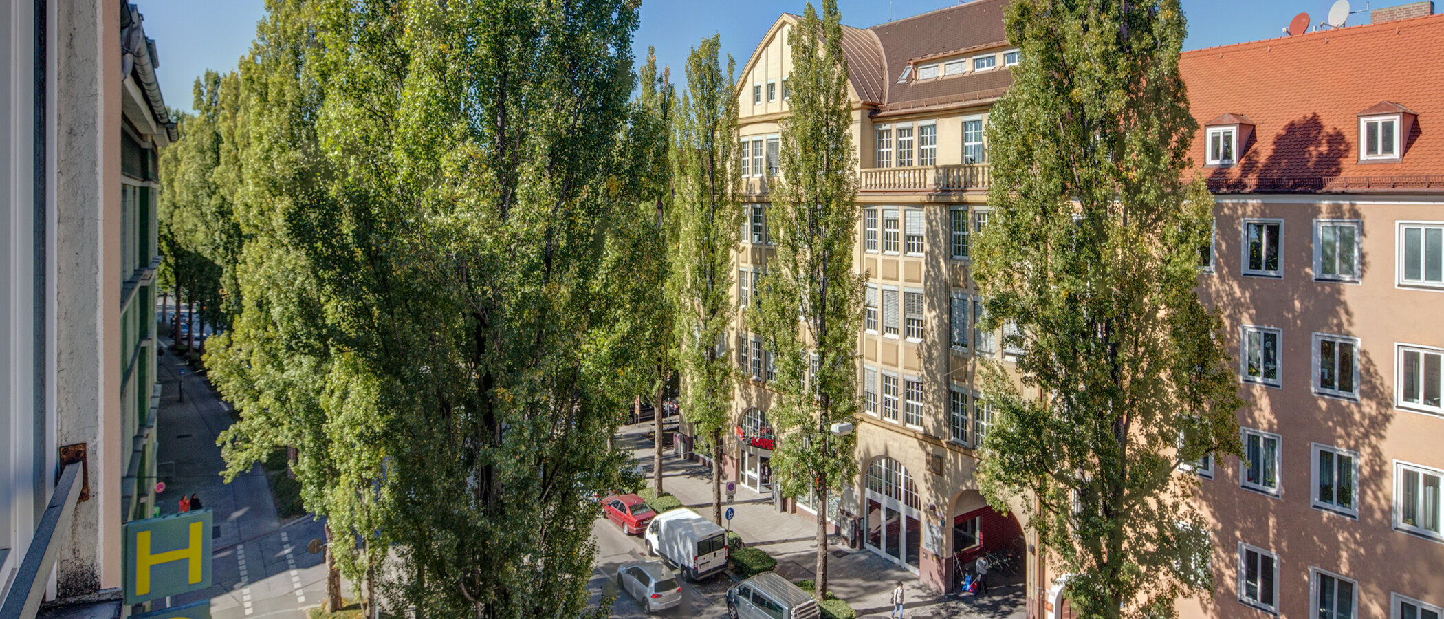 квартира München Isarvorstadt 01 вид из окна 9707