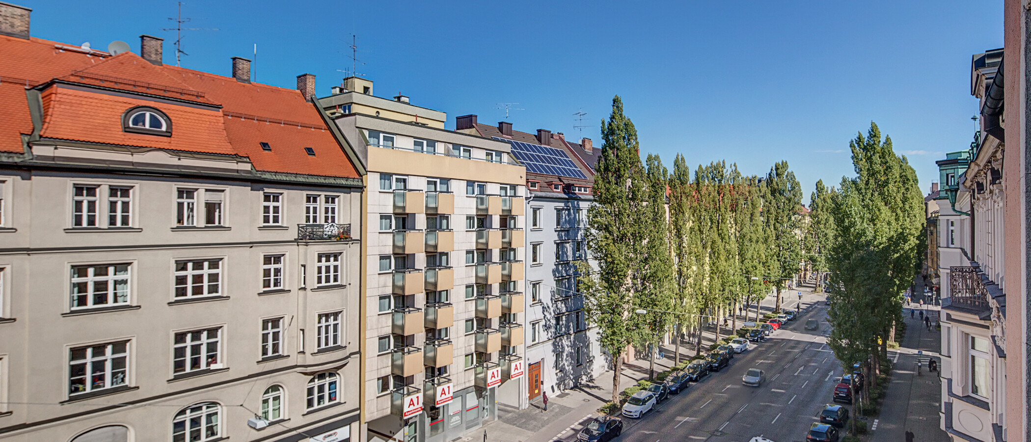 квартира München Isarvorstadt 02 вид из окна 9707