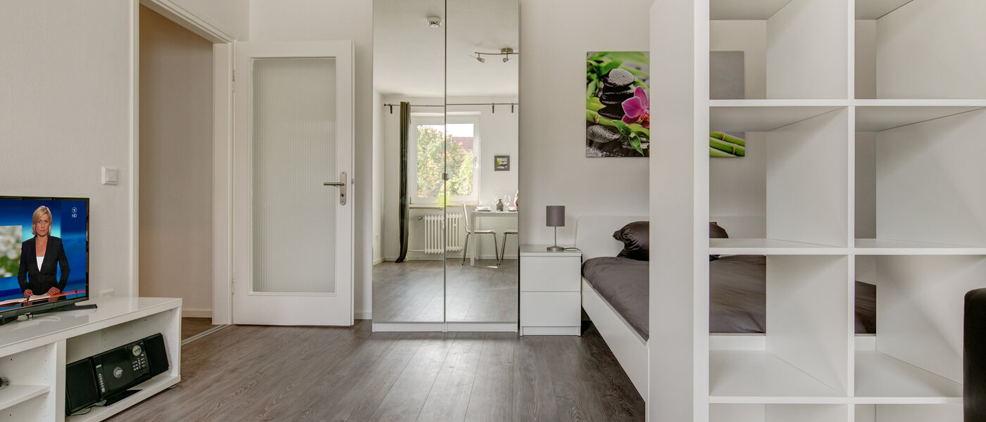 квартира München Obergiesing 04 гостиная 9719