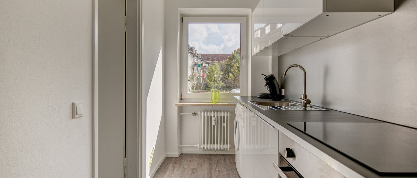 квартира München Obergiesing 03 кухня 9719