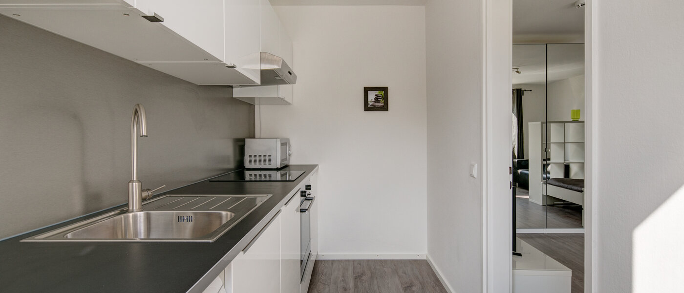 квартира München Obergiesing 04 кухня 9719