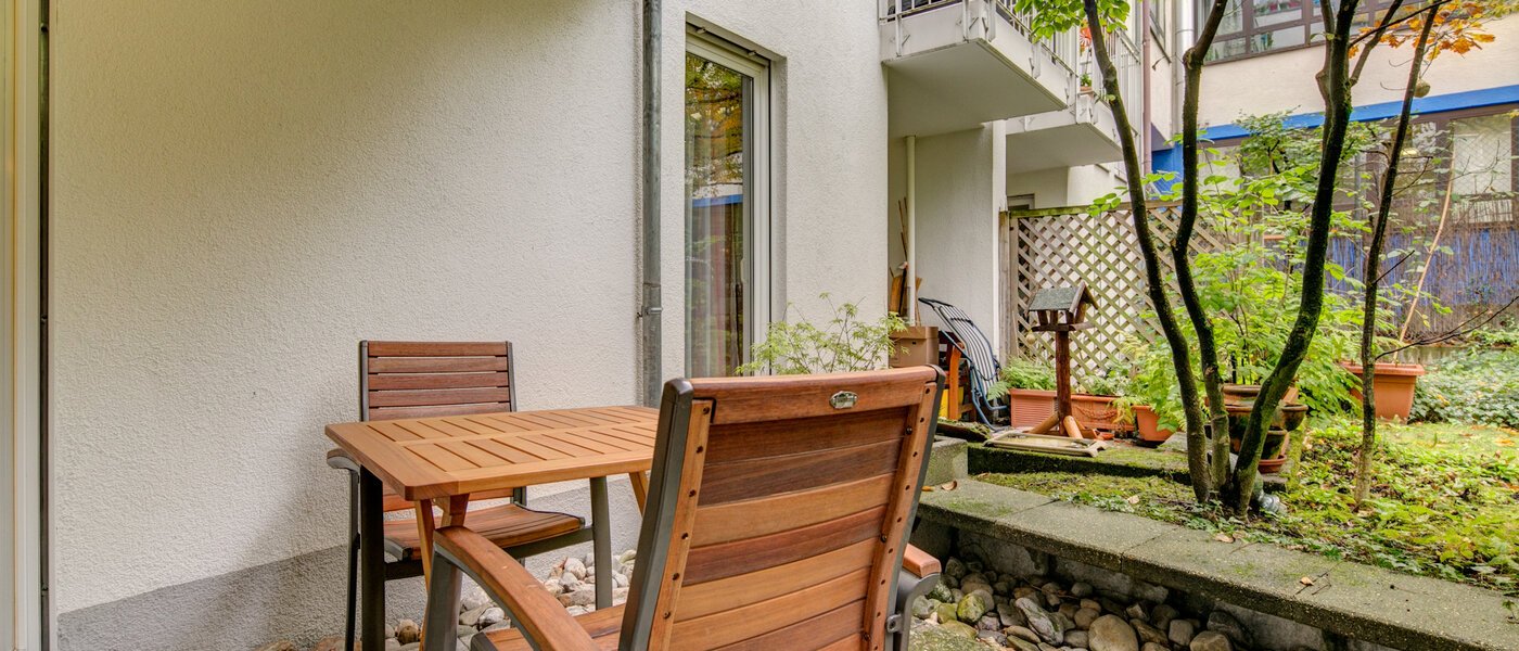 квартира München Maxvorstadt - Westen 02 терраса 9732