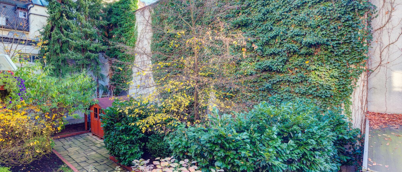 квартира München Schwabing (rechts der Leopoldstraße) 01 вид из окна 9736