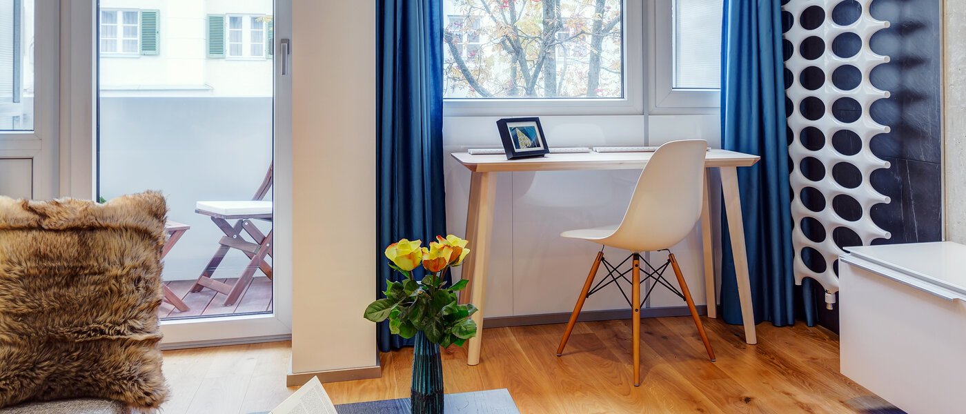 квартира München Neuhausen 03 гостиная 9737