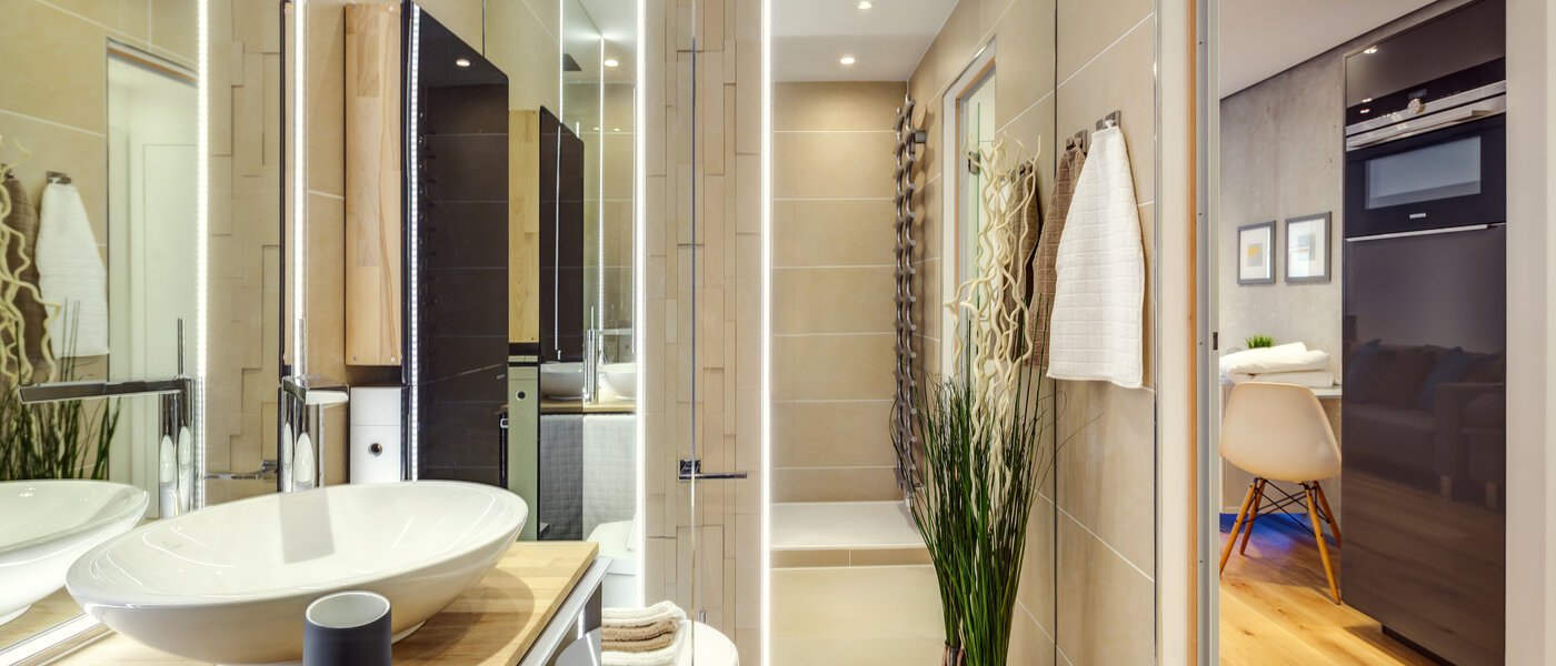 квартира München Neuhausen 02 ванная комната 9737