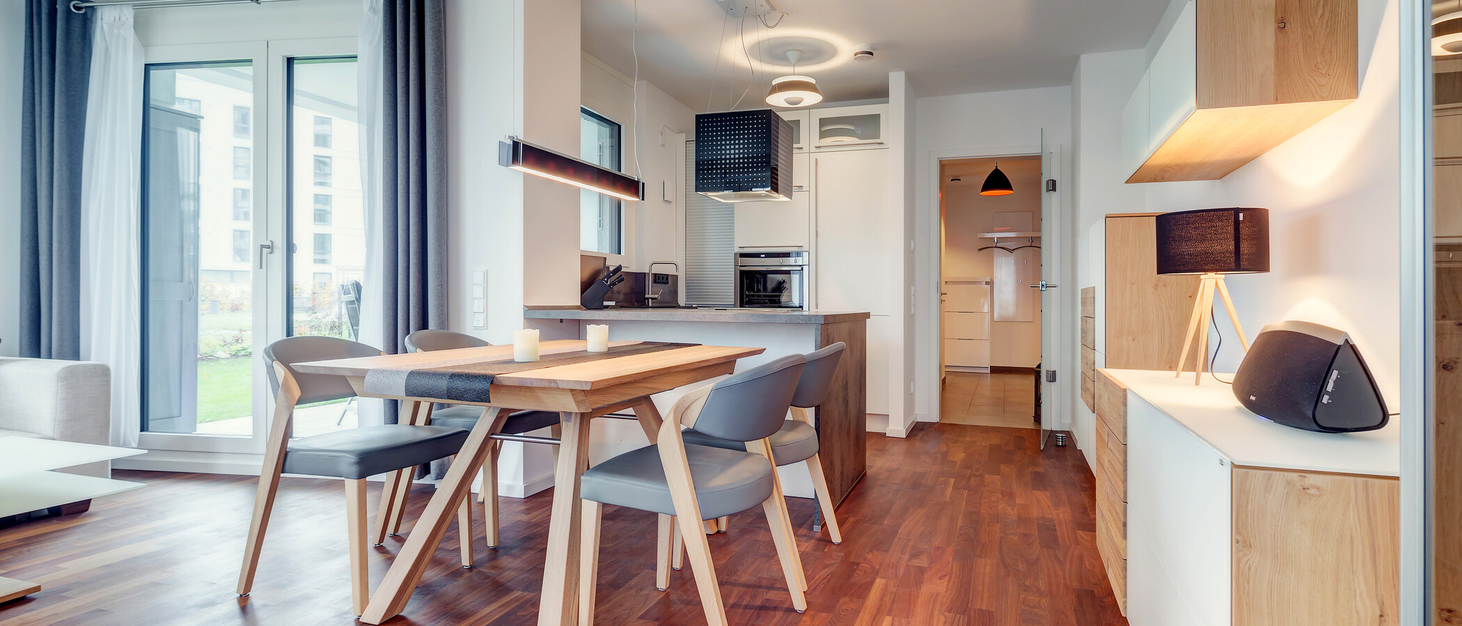 квартира München Obersendling 04 гостиная 9748